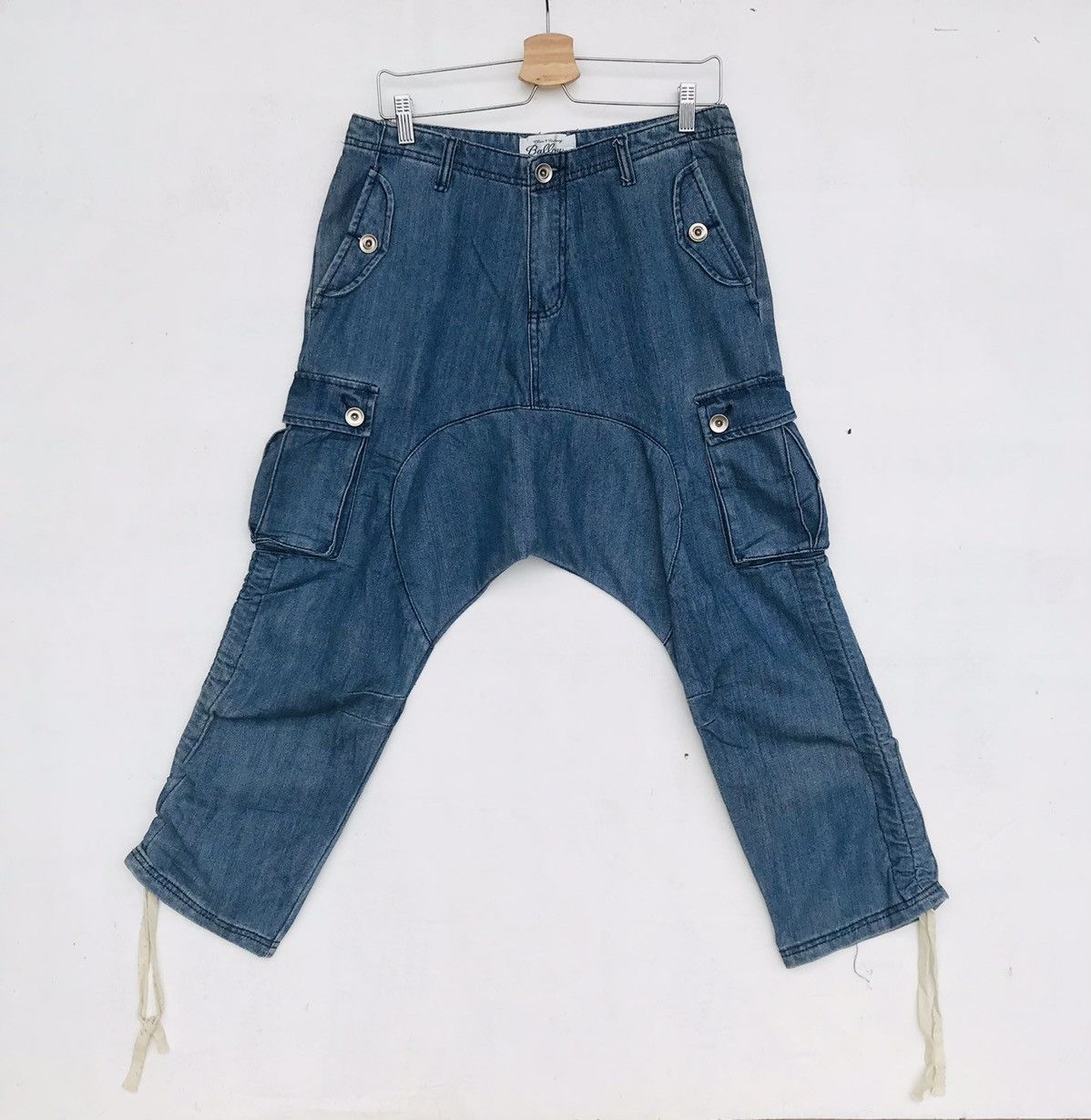Japanese Brand Murayama japan 6pocket Kapital inspired ballow banding pant Size US 32 / EU 48 - 2 Thumbnail
