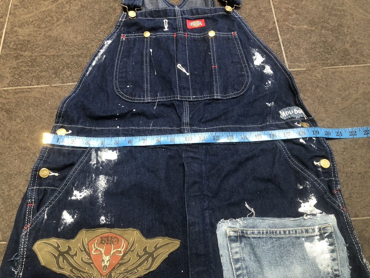 If Six Was Nine 🔥🔥🔥 Dickies Overall Custom Paints & Patches Size US 39 - 3 Thumbnail