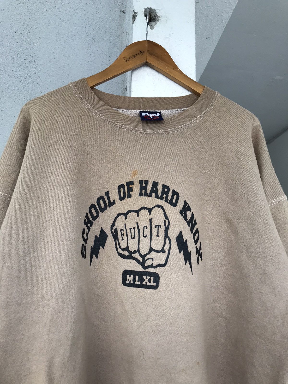 FUCT × Vintage 90s Fuct School Of Hard Knox Crewneck Size US XL / EU 56 / 4 - 6 Thumbnail