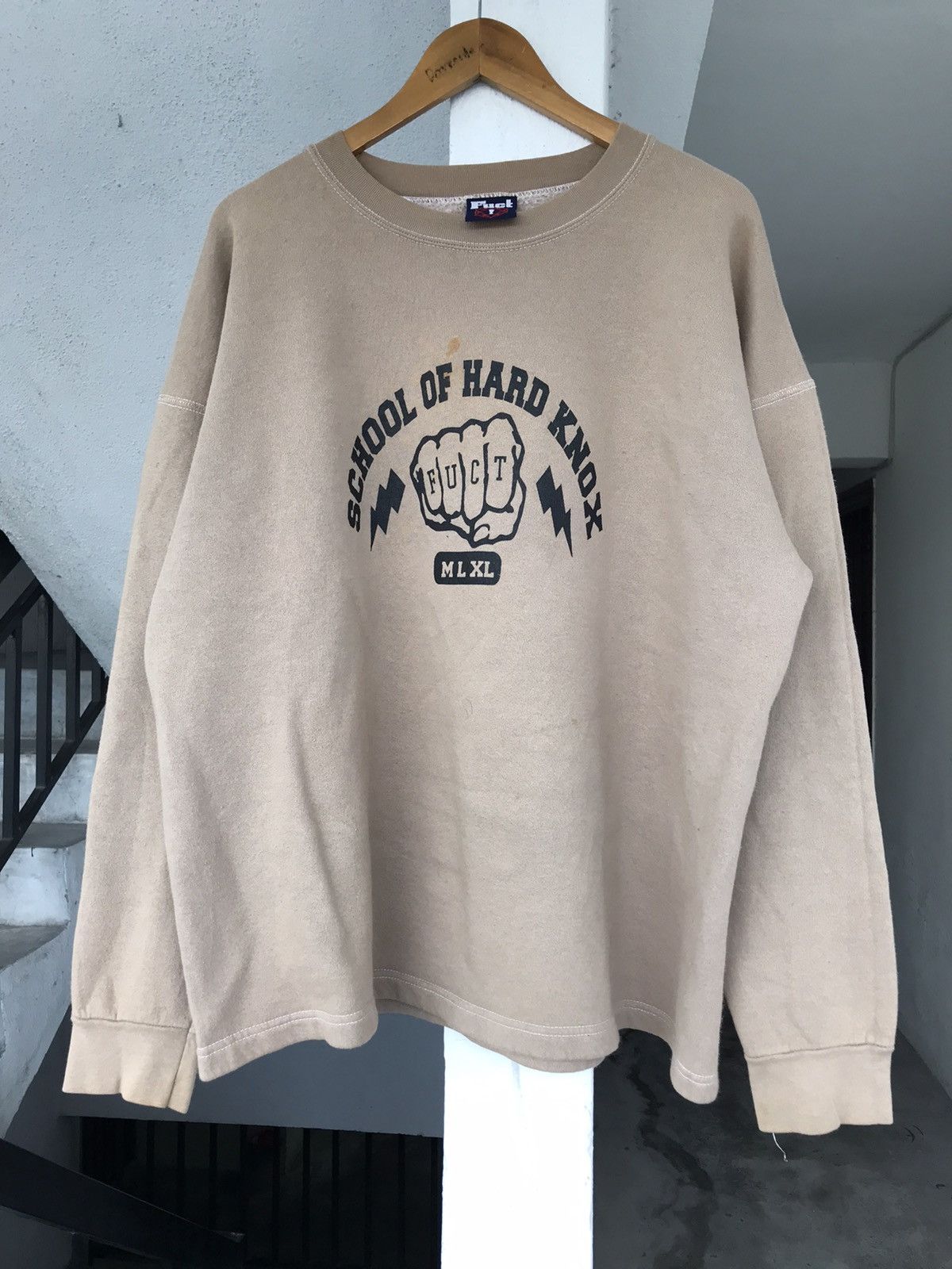 FUCT × Vintage 90s Fuct School Of Hard Knox Crewneck Size US XL / EU 56 / 4 - 3 Thumbnail