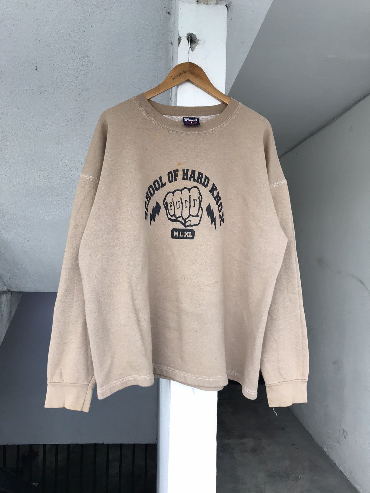 FUCT × Vintage 90s Fuct School Of Hard Knox Crewneck Size US XL / EU 56 / 4 - 4 Thumbnail