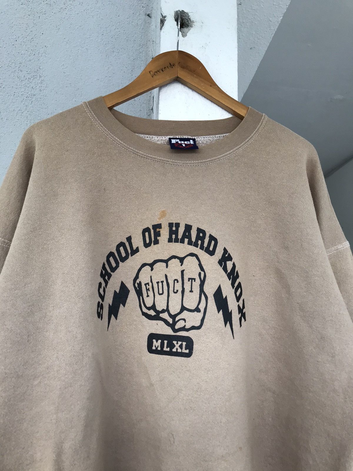 FUCT × Vintage 90s Fuct School Of Hard Knox Crewneck Size US XL / EU 56 / 4 - 5 Thumbnail