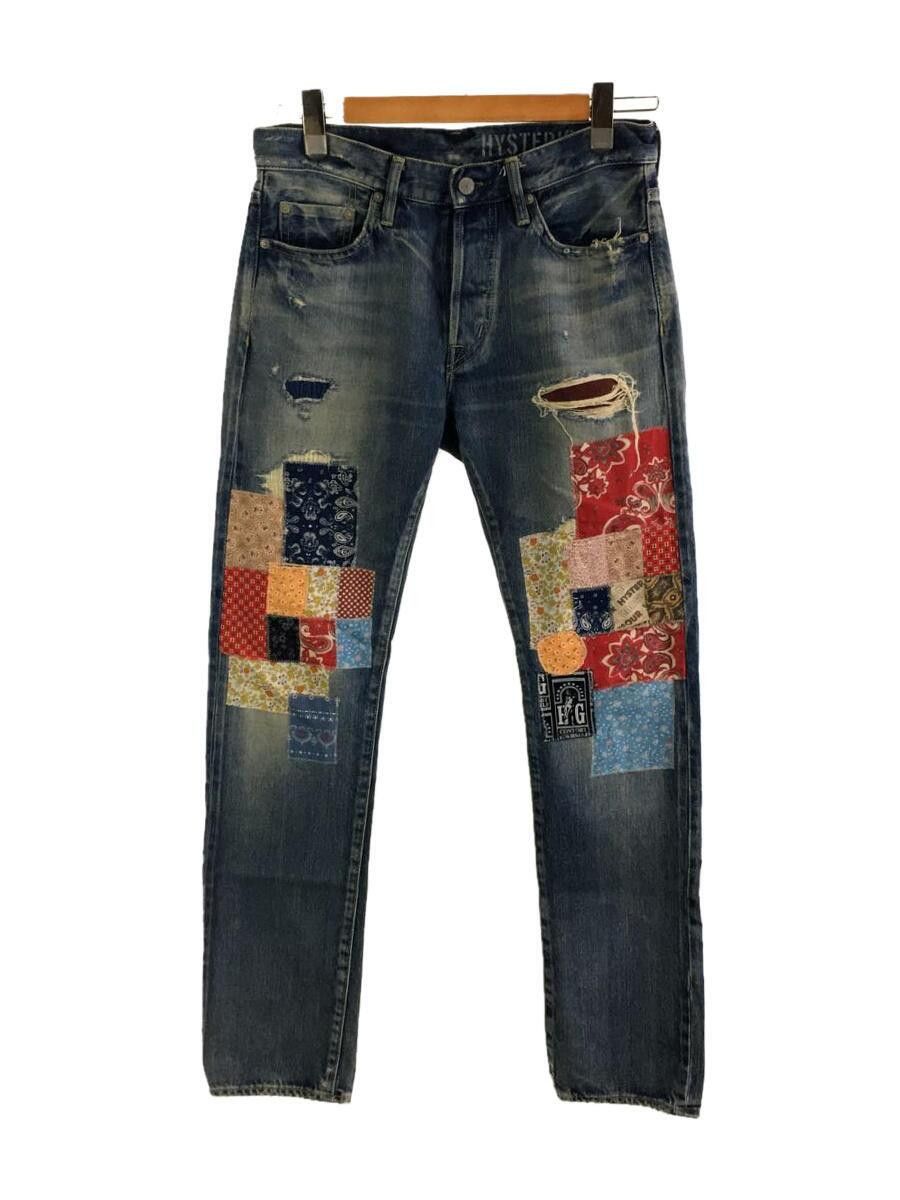 Hysteric Glamour Multi Bandana Peace Patch Denim Jeans Size US 31 - 1 Thumbnail