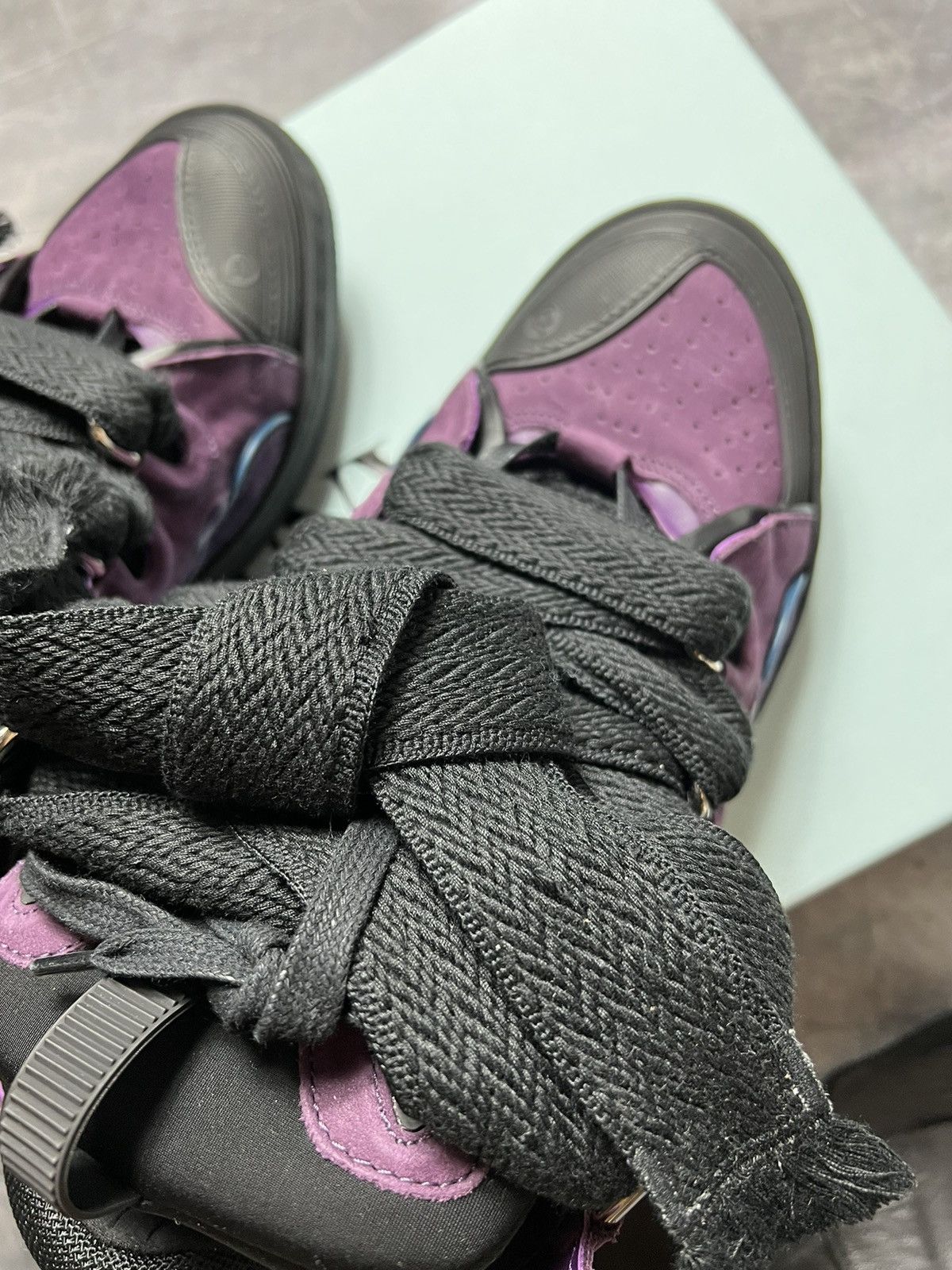 Lanvin Lanvin Curb Batman Sneakers Size US 9 / EU 42 - 7 Thumbnail