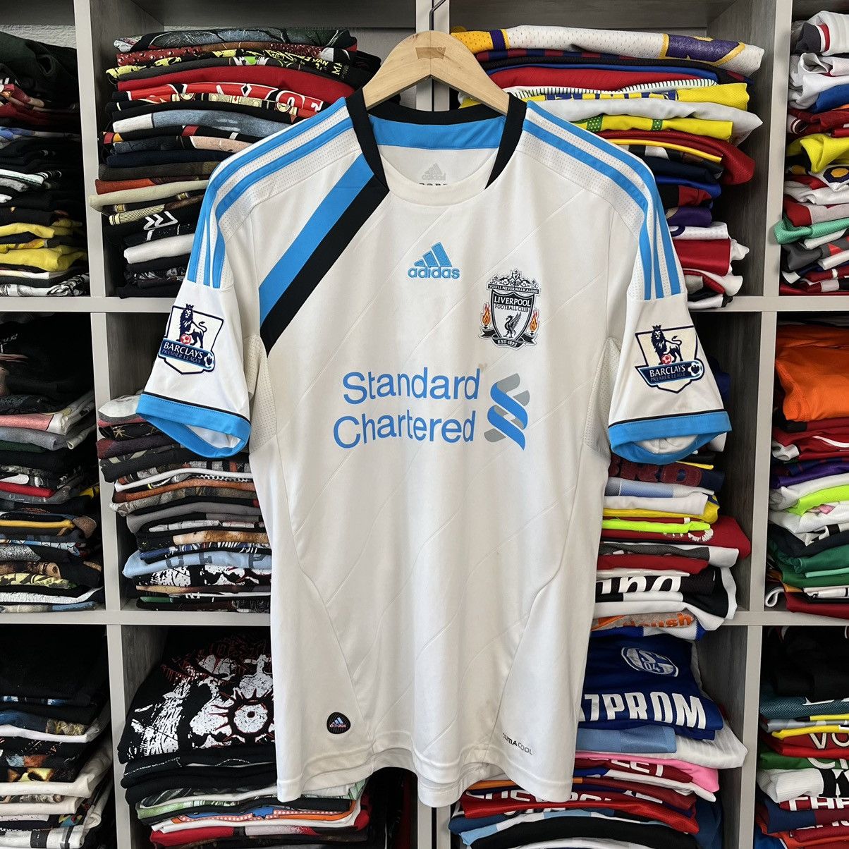 Adidas 2011/12 ADIDAS LIVERPOOL THIRD #7 SUAREZ SOCCER JERSEY SHIRT Size US S / EU 44-46 / 1 - 2 Thumbnail