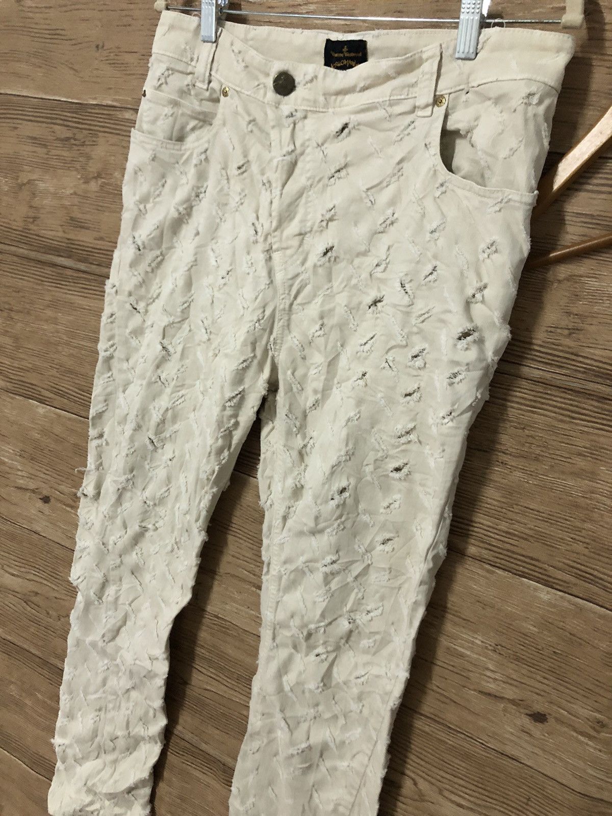 Designer × Vivienne Westwood Vivienne Westwood Anglomania Distressed Jeans Punk W31 L39 Size US 31 - 8 Thumbnail