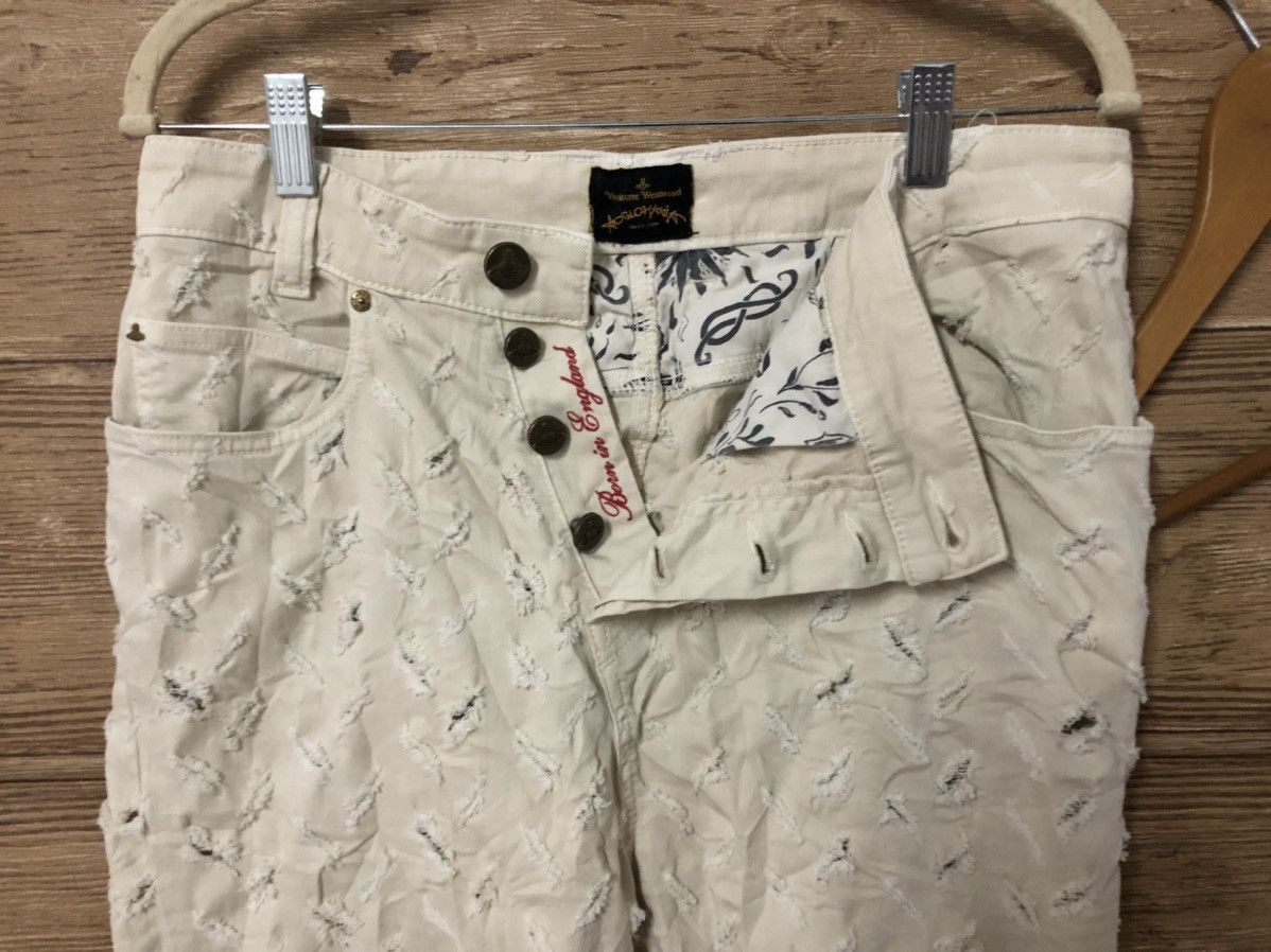 Designer × Vivienne Westwood Vivienne Westwood Anglomania Distressed Jeans Punk W31 L39 Size US 31 - 3 Thumbnail