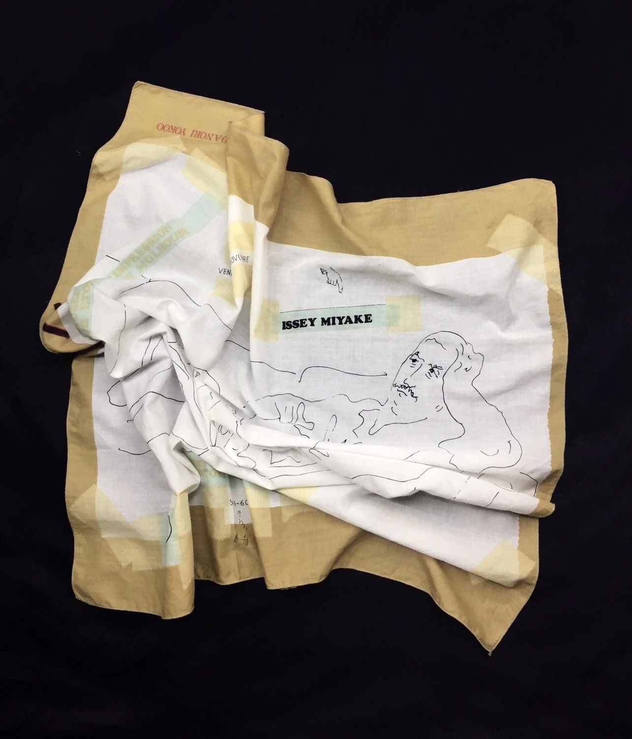 Issey Miyake RARE❗️ISSEY MIYAKE TADANORI YOKOO FULLPRINT BANDANA Size ONE SIZE - 2 Thumbnail