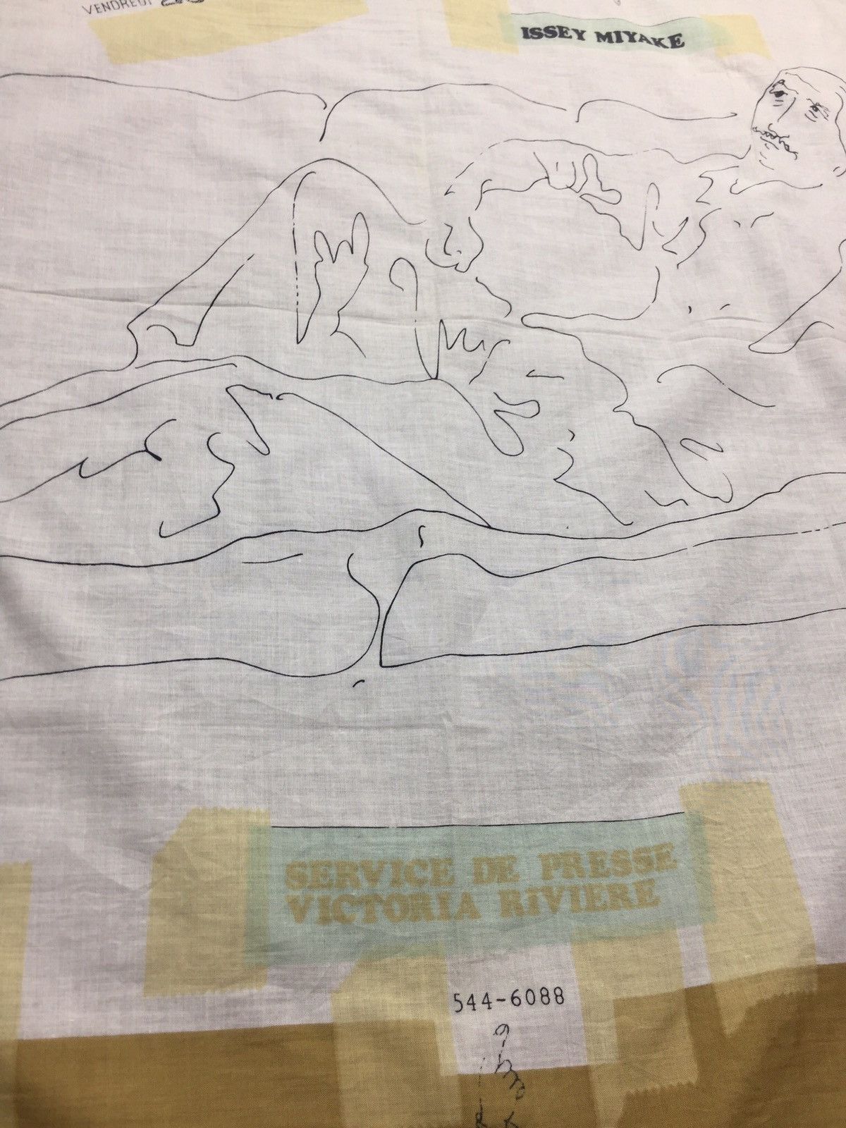 Issey Miyake RARE❗️ISSEY MIYAKE TADANORI YOKOO FULLPRINT BANDANA Size ONE SIZE - 8 Thumbnail