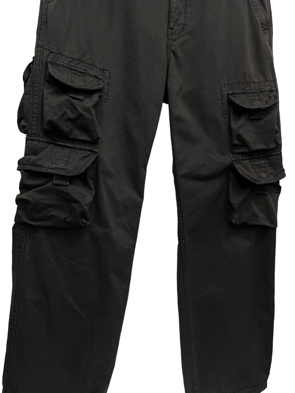 Polo Ralph Lauren POLO RALPH LAUREN Dark Brown Baggy Multipocket Cargo Pants Size US 32 / EU 48 - 4 Thumbnail