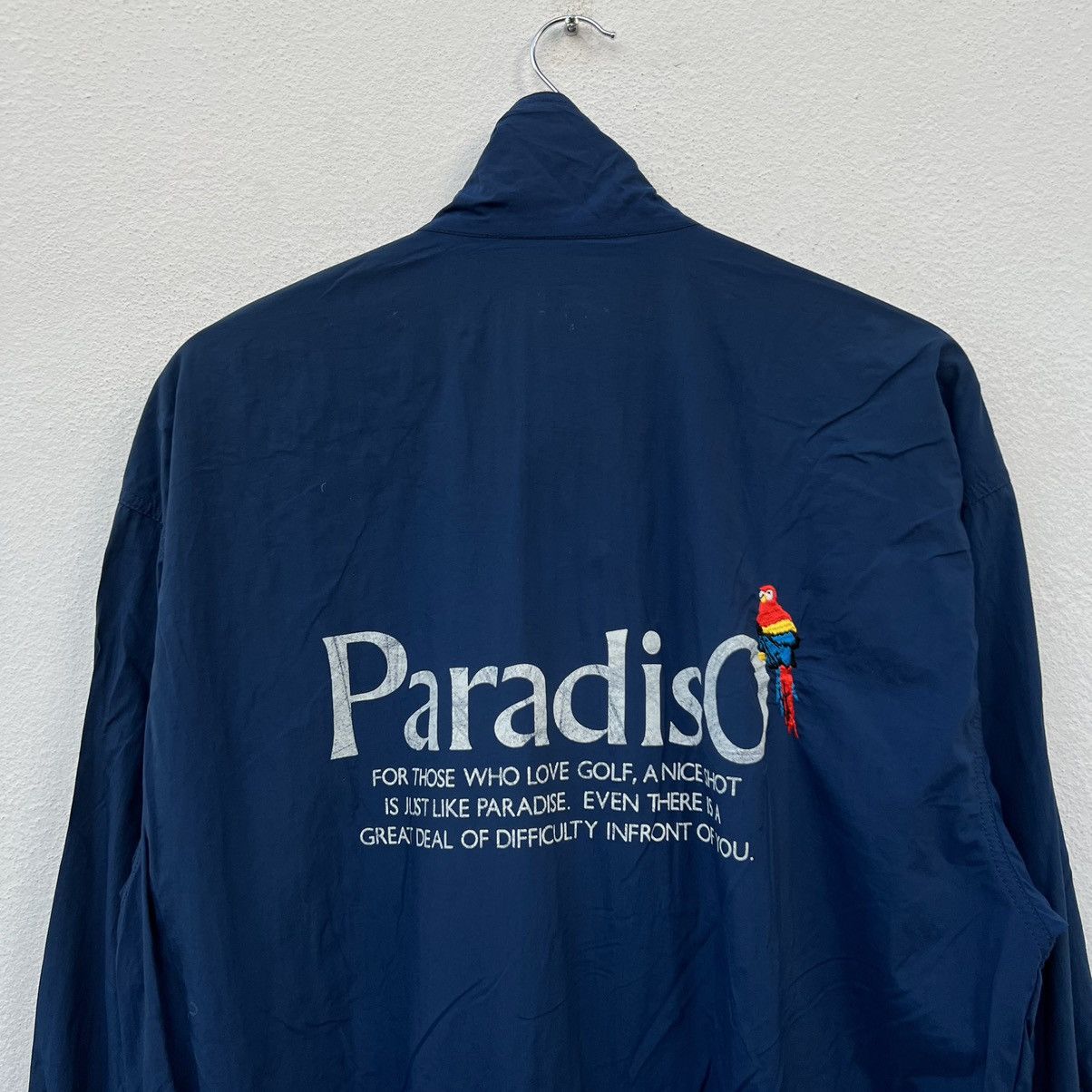 Japanese Brand BOMBER JACKET PARADISO BIG LOGO Size US M / EU 48-50 / 2 - 7 Thumbnail