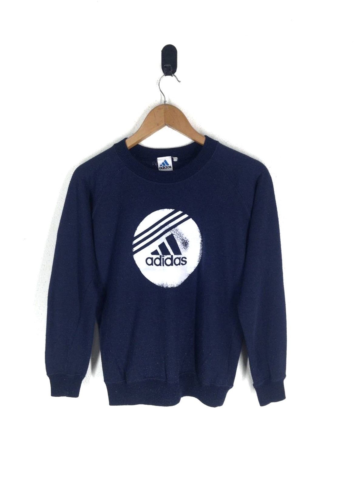 Adidas Rare!!! Vintage adidas big logo sweatshirt Size US M / EU 48-50 / 2 - 1 Thumbnail