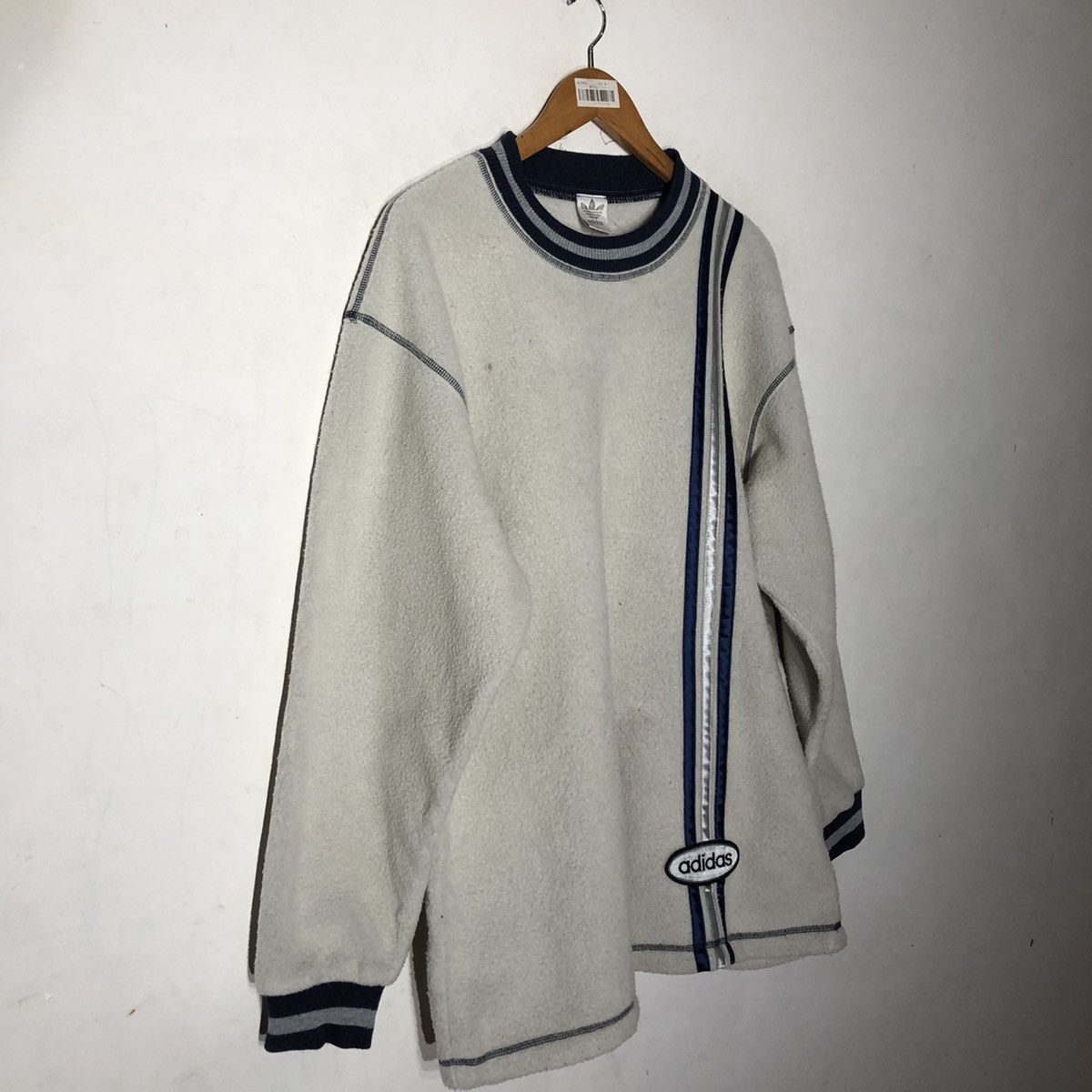 Adidas Vintage Adidas Sweatshirt Inspired by Band Tees Run DMC Size US L / EU 52-54 / 3 - 3 Thumbnail