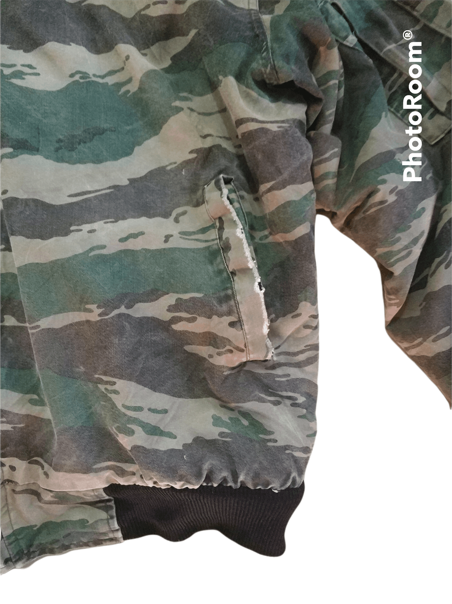 Other 🔥Distressed Green Field Army Sherpa Bomber Jacket Size US M / EU 48-50 / 2 - 5 Thumbnail