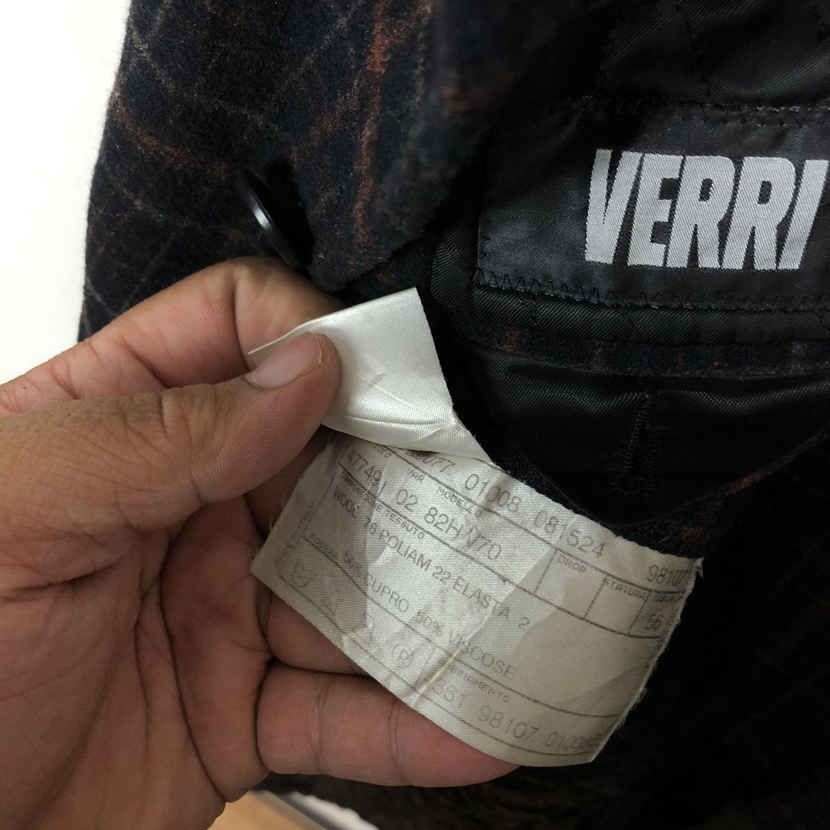 VERRI TARTAN DESIGN JACKET VERRI MADE IN ITALY Size US L / EU 52-54 / 3 - 10 Thumbnail