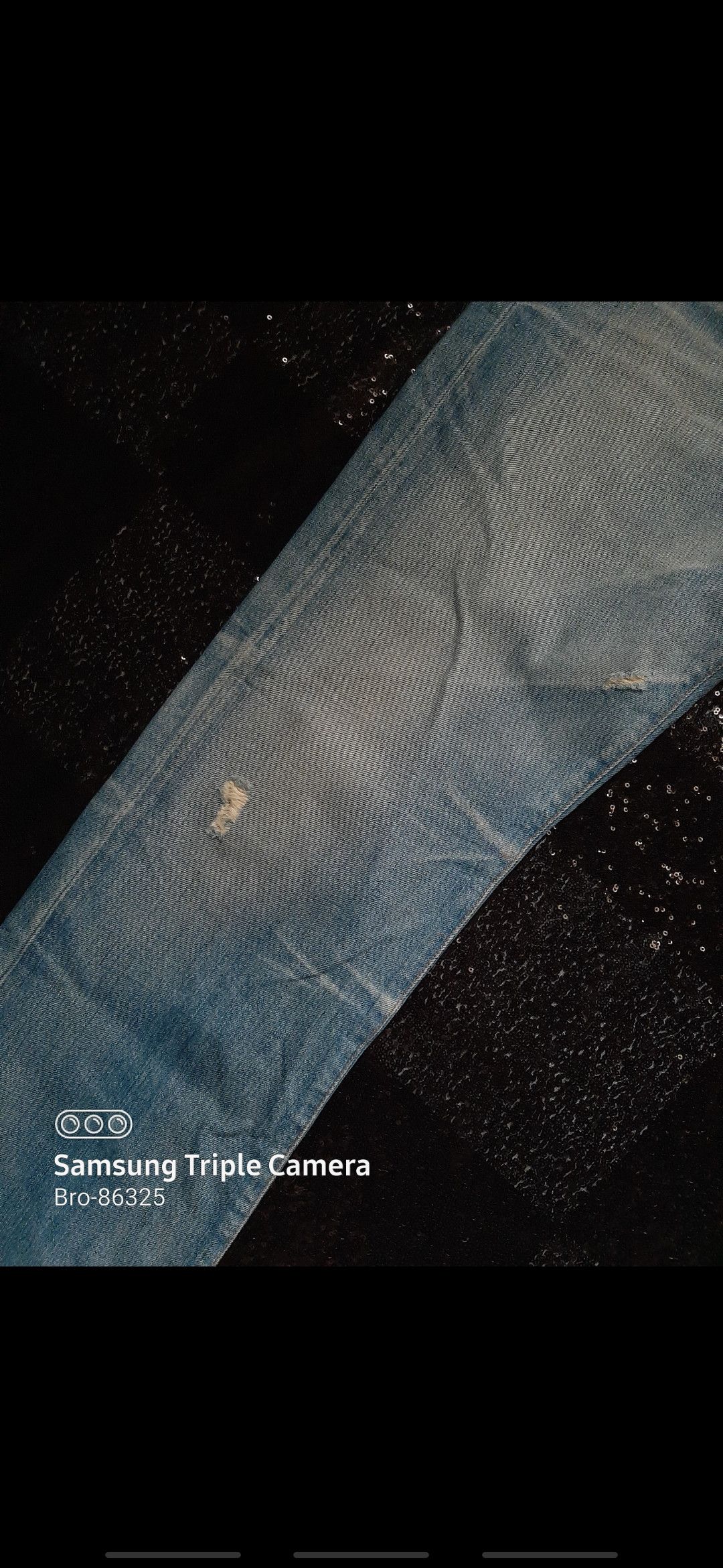 AG Adriano Goldschmied AG ITALIAN FASHION DESIGNER SLIM STRAIGHT LEG DISTRESE DENI Size US 31 - 5 Thumbnail