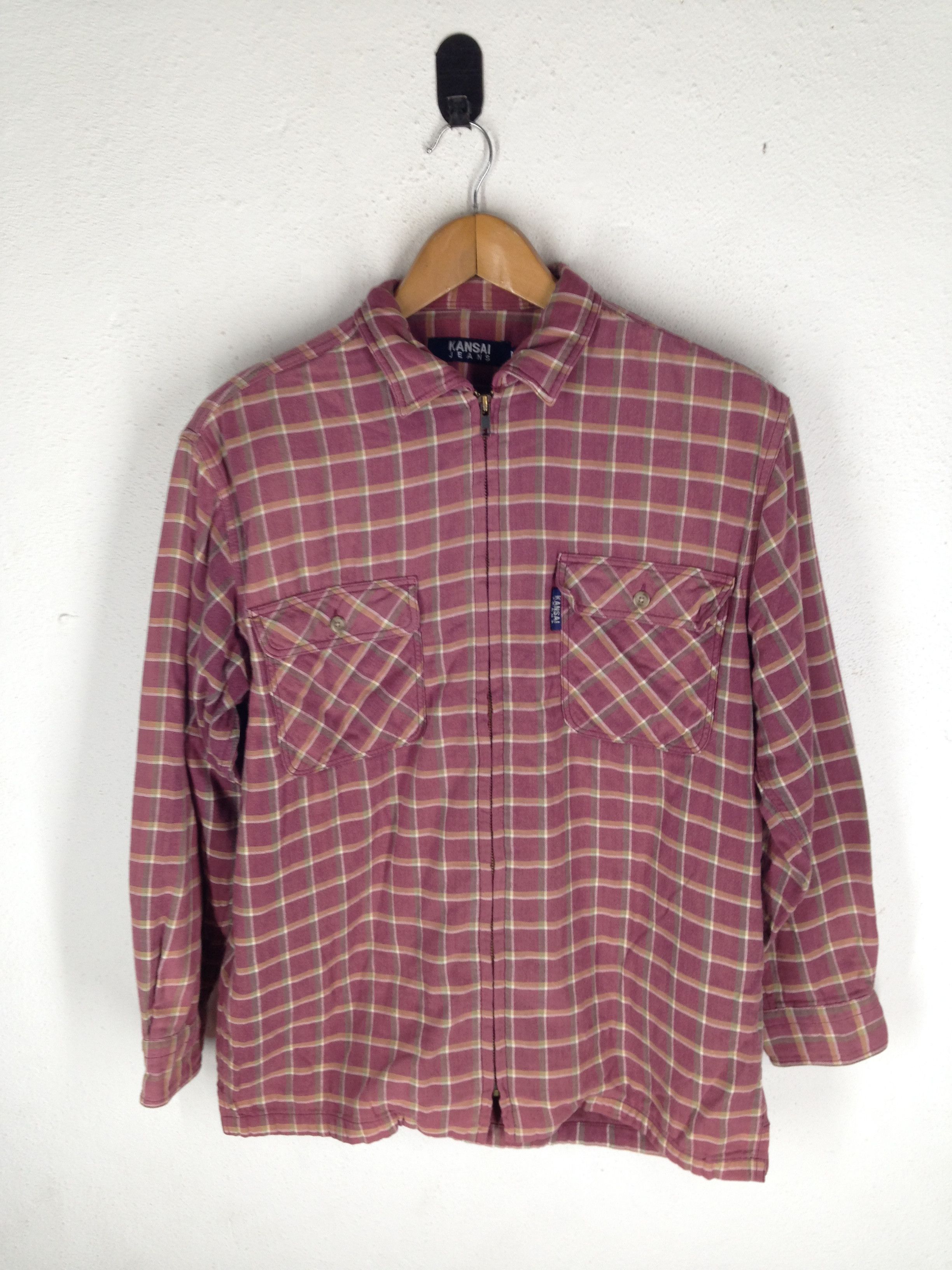 Japanese Brand × Kansai Yamamoto KANSAI YAMAMOTO HOMME shirt Full Zipper Size US M / EU 48-50 / 2 - 1 Thumbnail