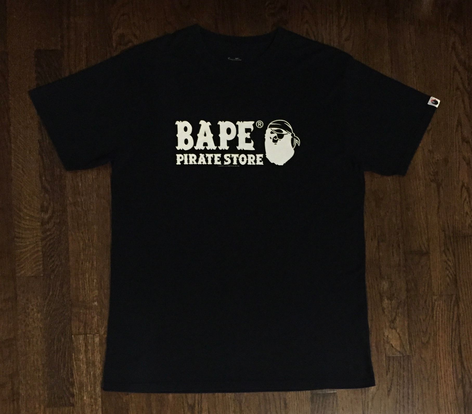 Pre-owned Bape Tee Shirt In Black
