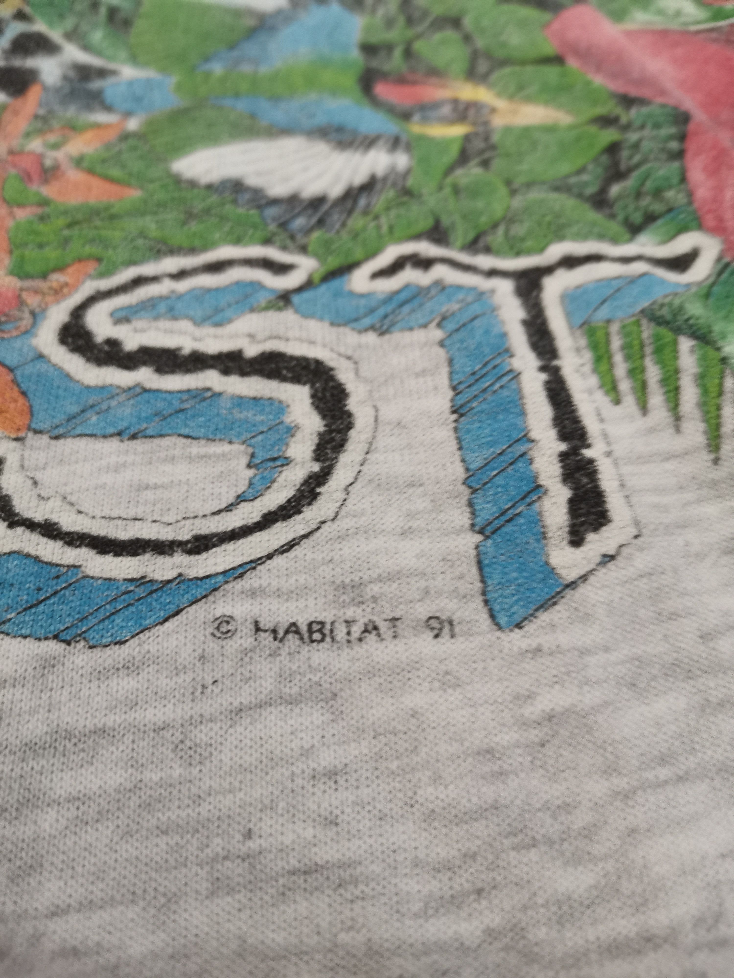 Habitat 💥1991 Vintage Habitat "Rain Forest" T-shirt Size US M / EU 48-50 / 2 - 4 Thumbnail