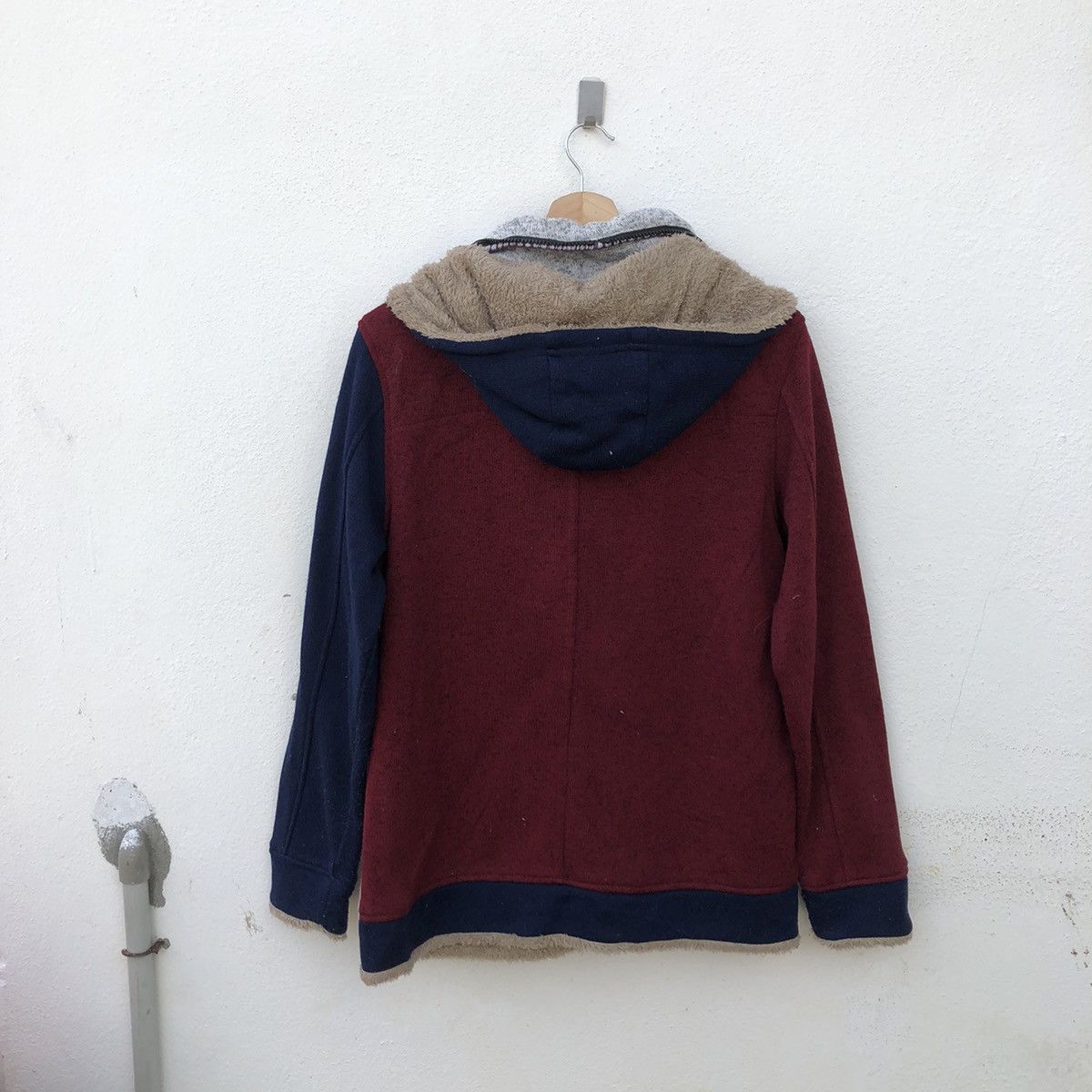 Japanese Brand FLEECE JACKET TRITONE COLOUR POWER TO THE PEOPLE Size US M / EU 48-50 / 2 - 8 Thumbnail