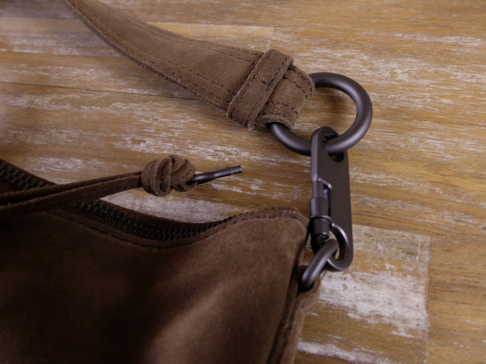 Bottega Veneta BOTTEGA VENETA brown suede holdall bag intrecciato details Size ONE SIZE - 4 Thumbnail
