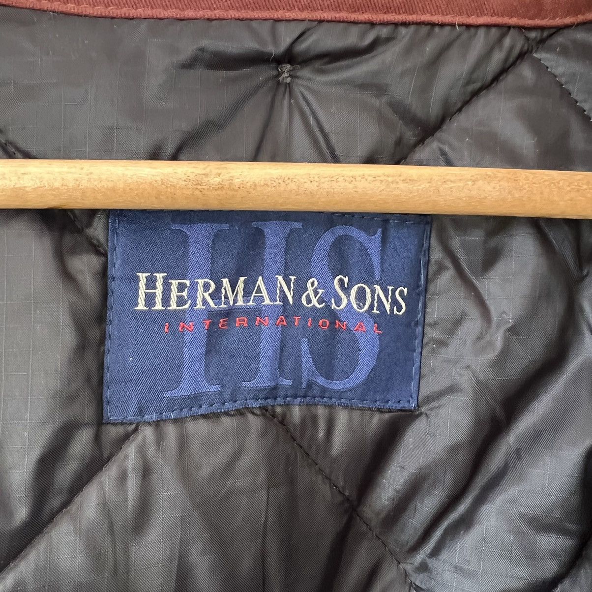 Vintage WOOL JACKET HERMAN & SONS INTERNATIONAL MADE IN ITALY Size US M / EU 48-50 / 2 - 10 Thumbnail