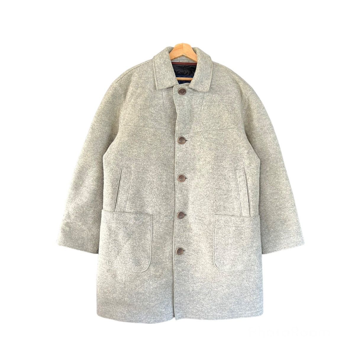 Vintage WOOL JACKET HERMAN & SONS INTERNATIONAL MADE IN ITALY Size US M / EU 48-50 / 2 - 1 Thumbnail