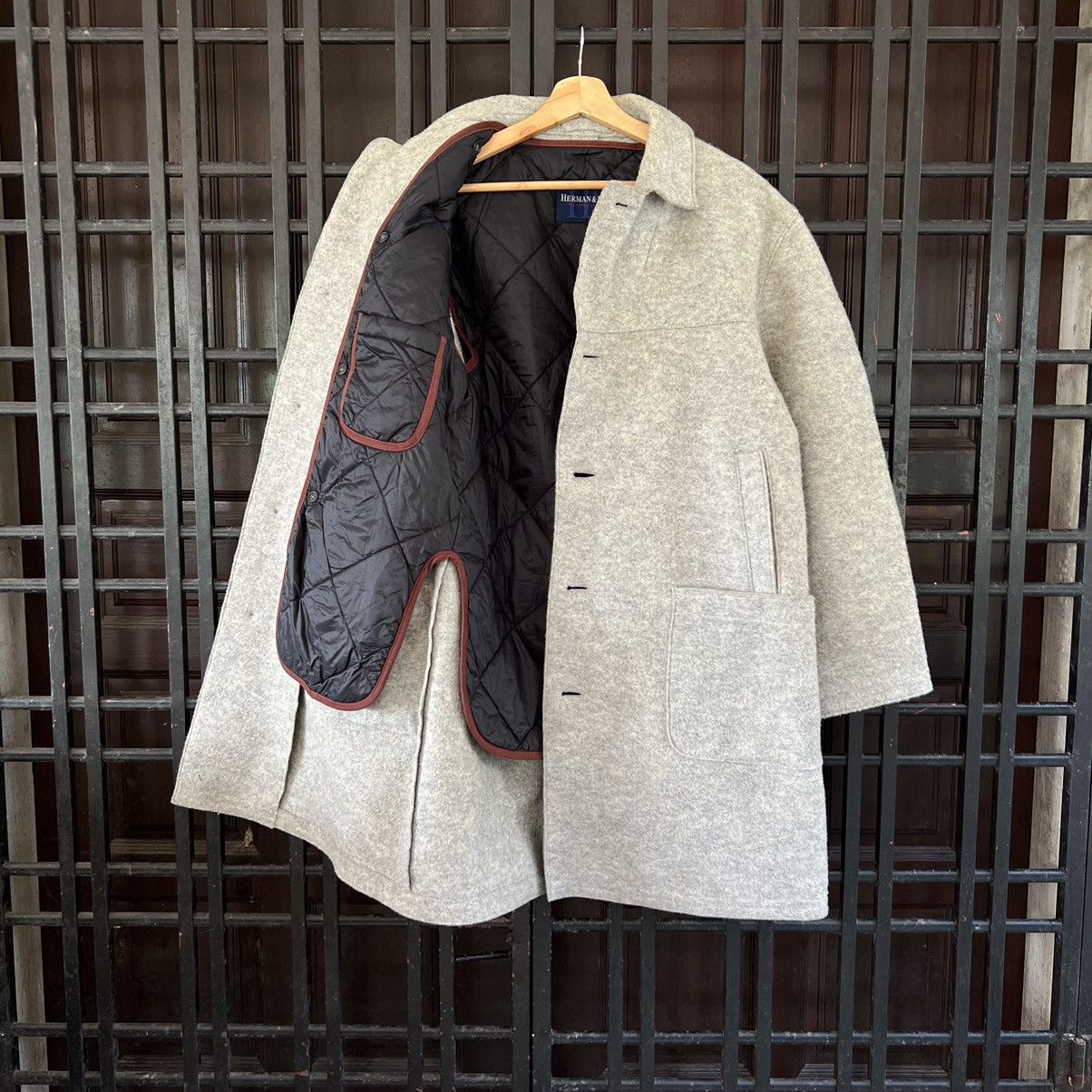 Vintage WOOL JACKET HERMAN & SONS INTERNATIONAL MADE IN ITALY Size US M / EU 48-50 / 2 - 9 Thumbnail