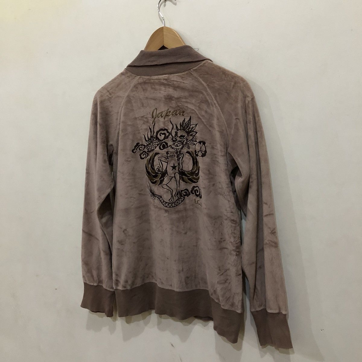 Sukajan Japan Dragon and Frog Big Logo Jacket