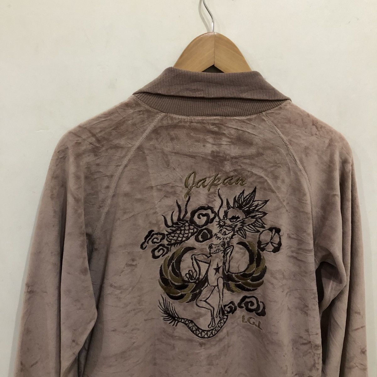 Japanese Brand Sukajan Japan Dragon and Frog Big Logo Jacket Size US S / EU 44-46 / 1 - 8 Thumbnail