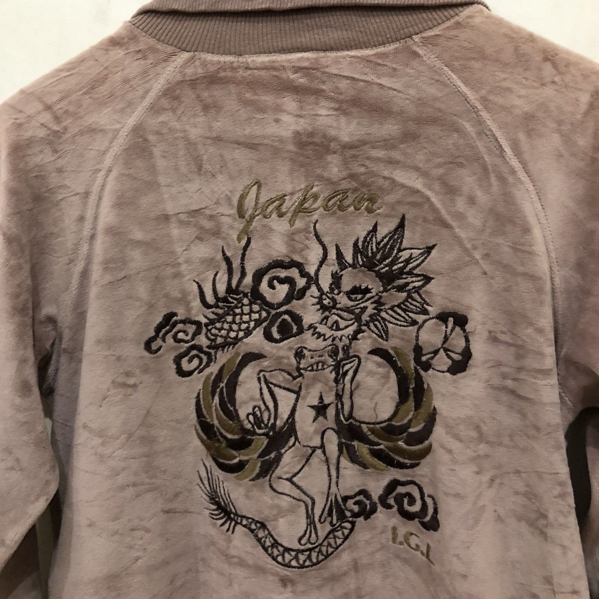 Japanese Brand Sukajan Japan Dragon and Frog Big Logo Jacket Size US S / EU 44-46 / 1 - 9 Thumbnail