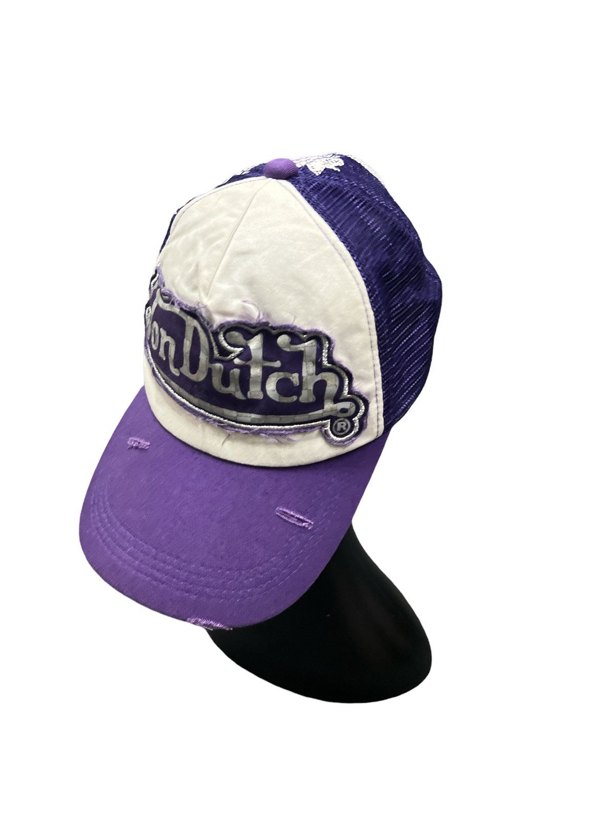 Japanese Brand × Von Dutch THRASHED TRUCKER VON DUTCH CHECKERED LOGO Size ONE SIZE - 1 Thumbnail