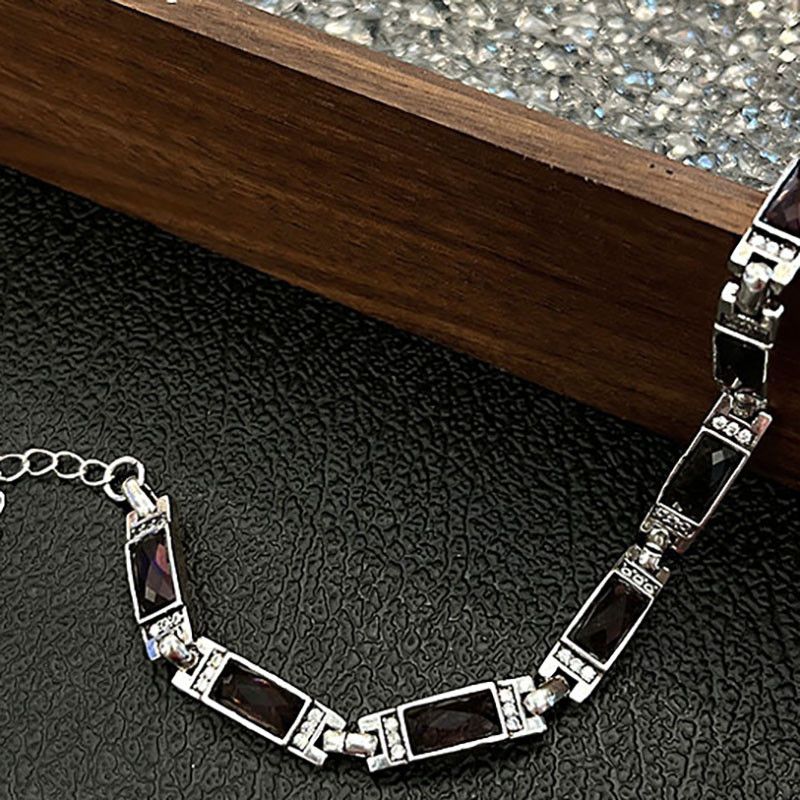 Jewelry Handmade Zircons Chain Bracelet Size ONE SIZE - 3 Thumbnail