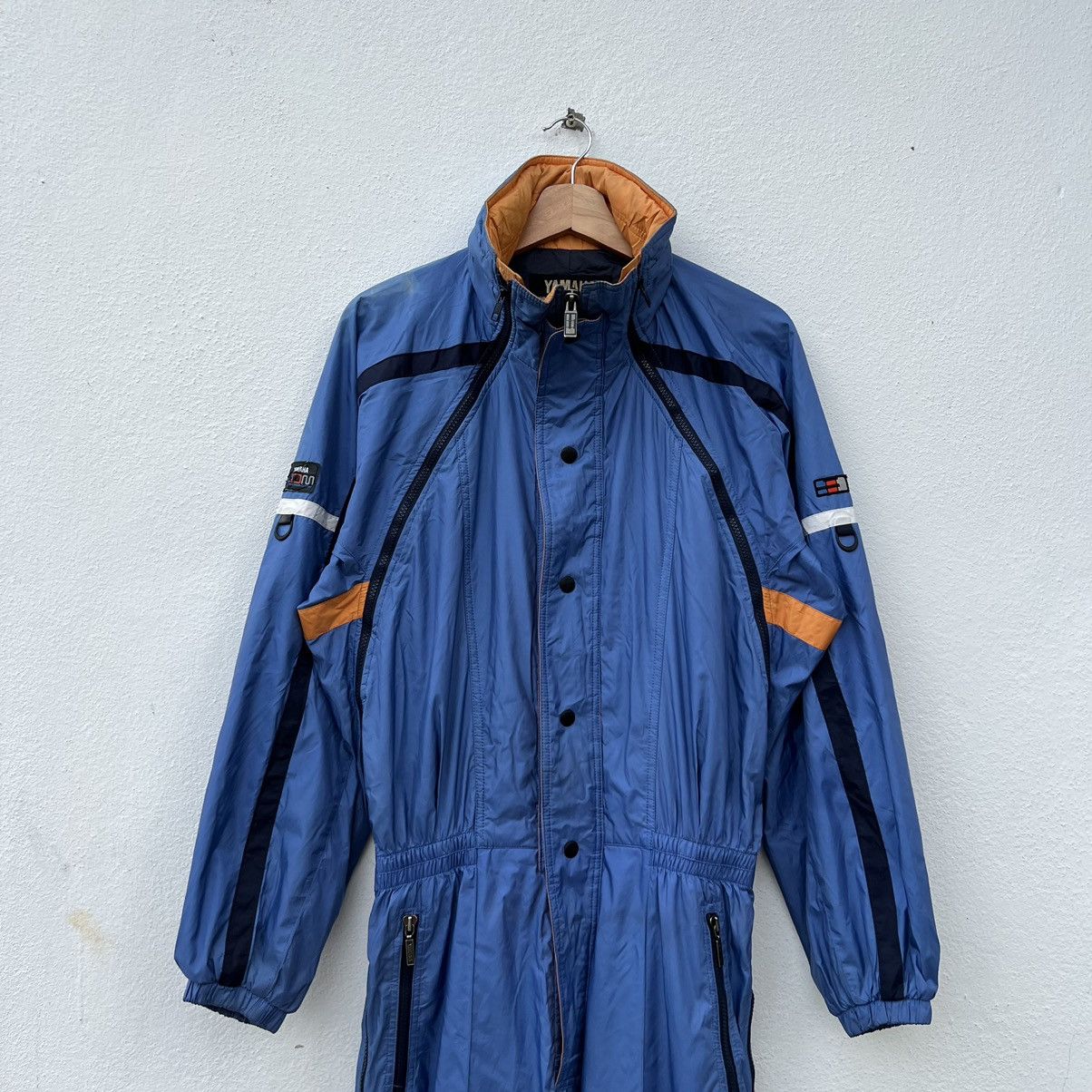 Vintage YAMAHA COVERALL BIG LOGO SPORTS WEAR RACING Size US 30 / EU 46 - 4 Thumbnail