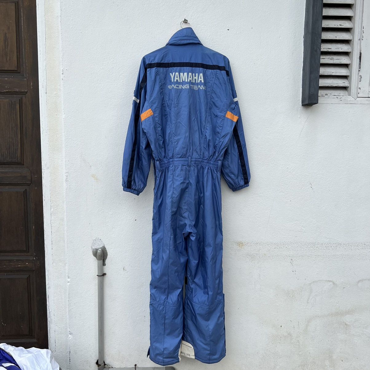Vintage YAMAHA COVERALL BIG LOGO SPORTS WEAR RACING Size US 30 / EU 46 - 12 Thumbnail