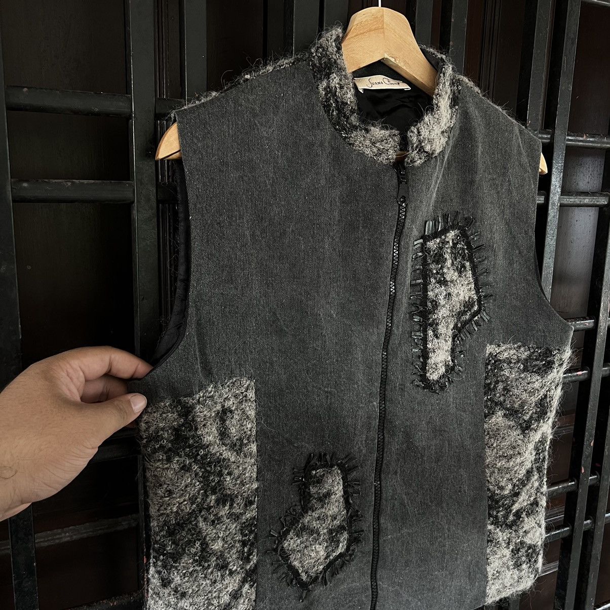 Vintage SUANA PASITEA RARE STYLE VEST MADE IN ITALY Size US S / EU 44-46 / 1 - 4 Thumbnail