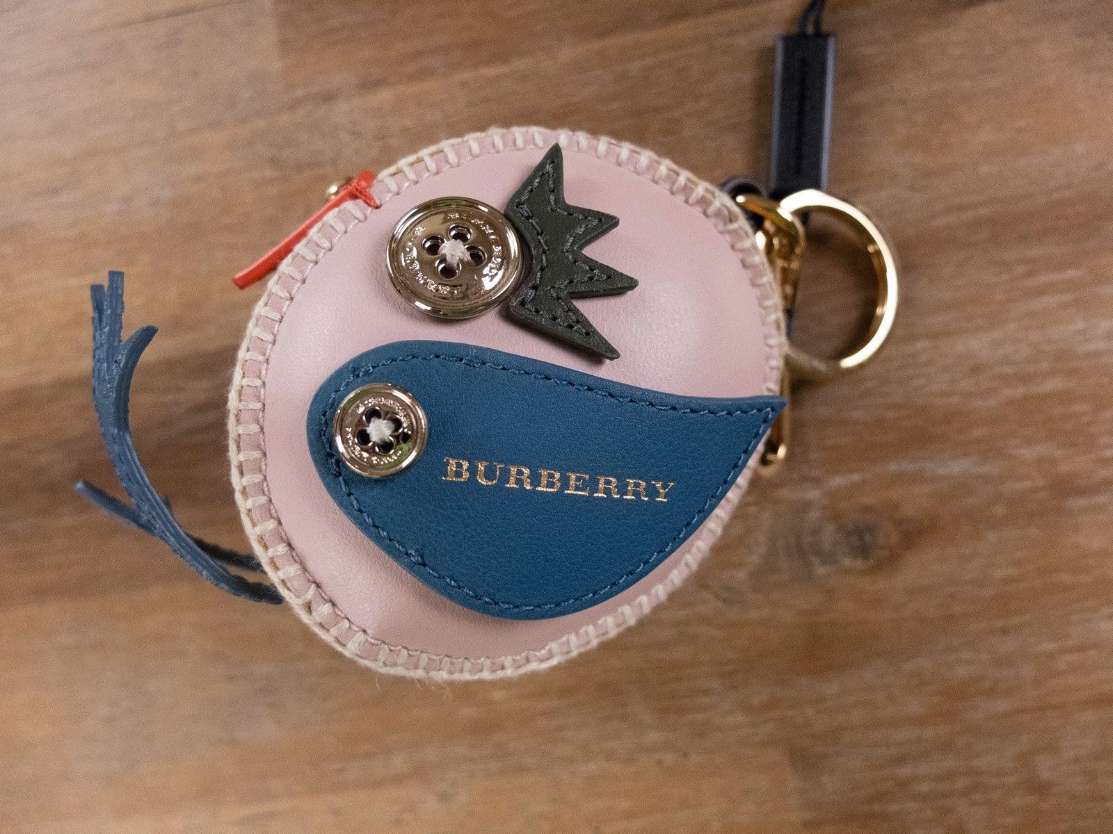 Burberry BURBERRY leather Derek The Bird charm keyring authentic Size ONE SIZE - 4 Thumbnail