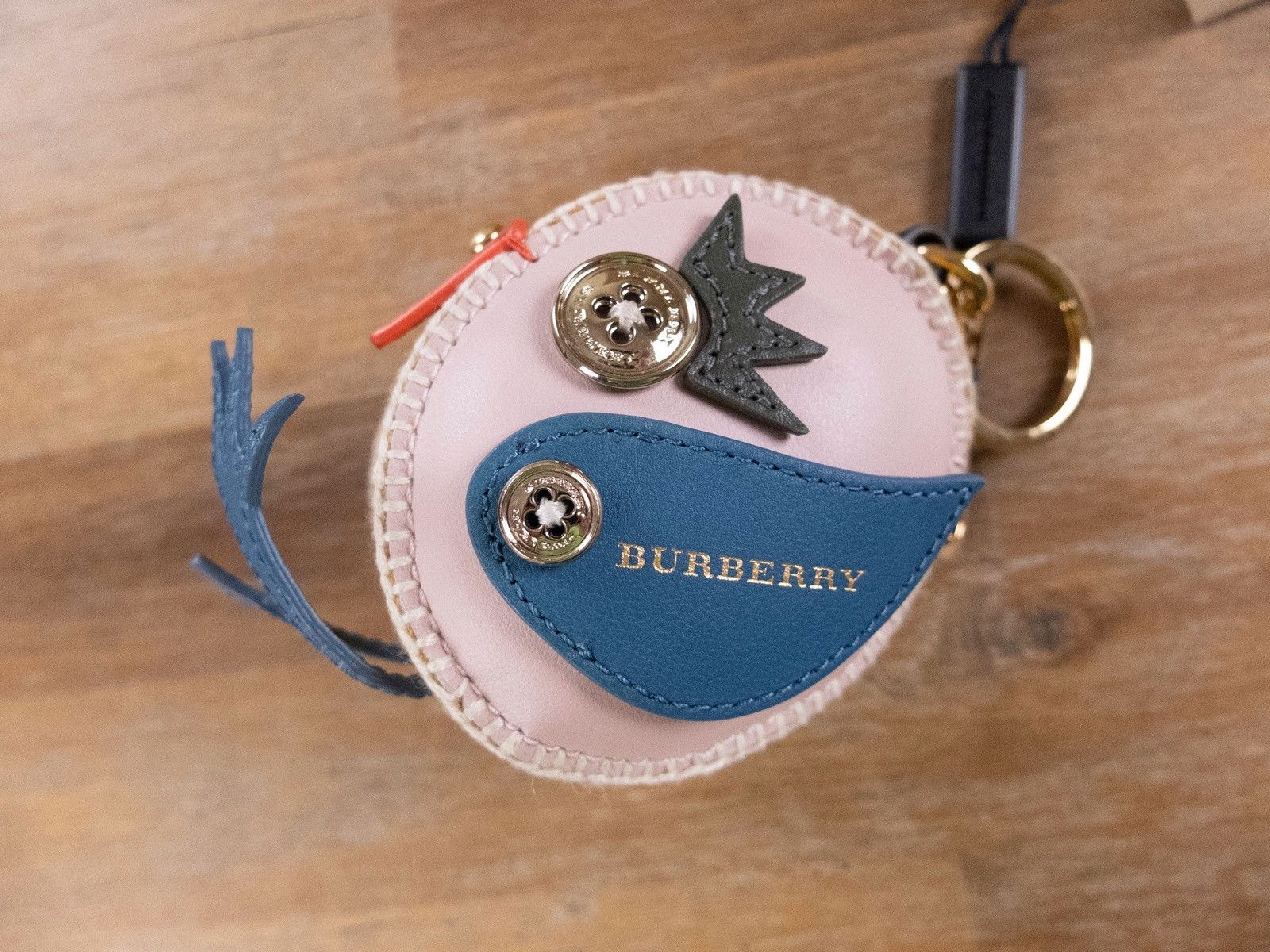 Burberry BURBERRY leather Derek The Bird charm keyring authentic Size ONE SIZE - 3 Thumbnail