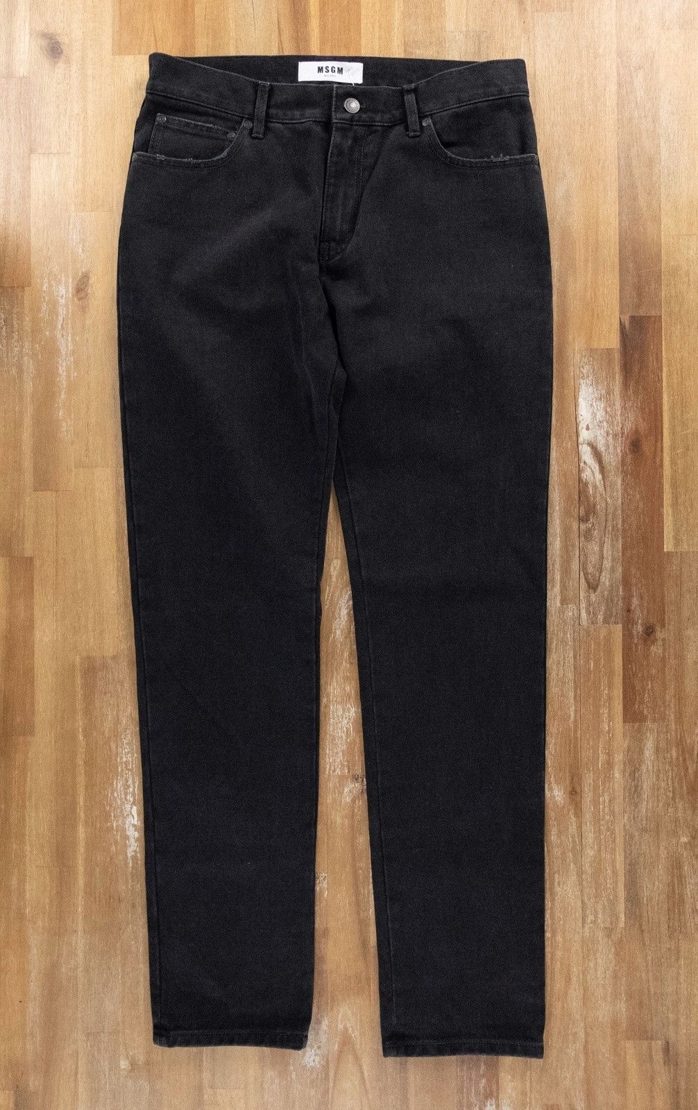image of Msgm Milano Black Jeans Authentic - Size 32 Us / 48 Eu, Men's