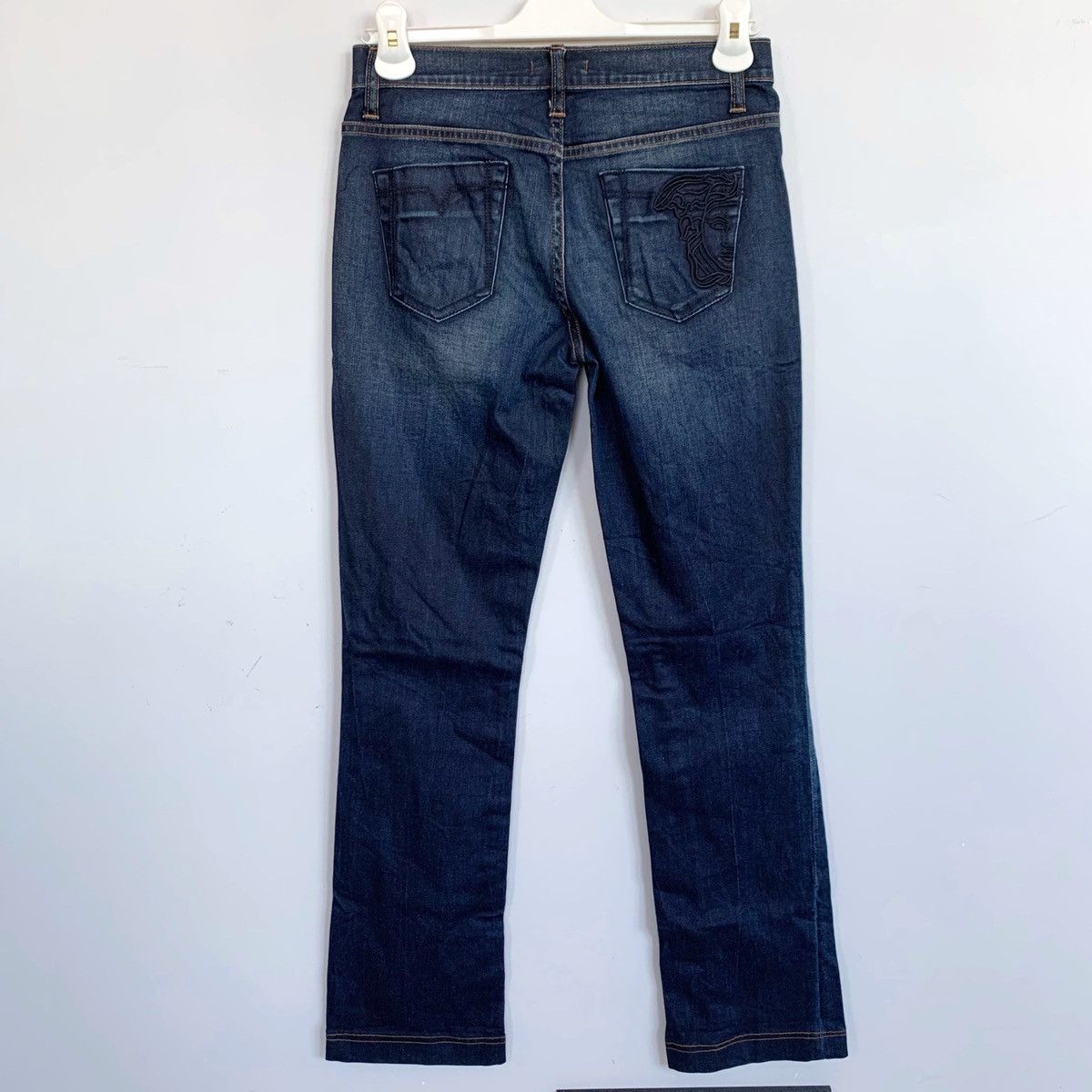 Versace Versace Jeans Trousers Denim Medusa Logo Blue Size 27 41 Size 27" / US 4 / IT 40 - 3 Thumbnail
