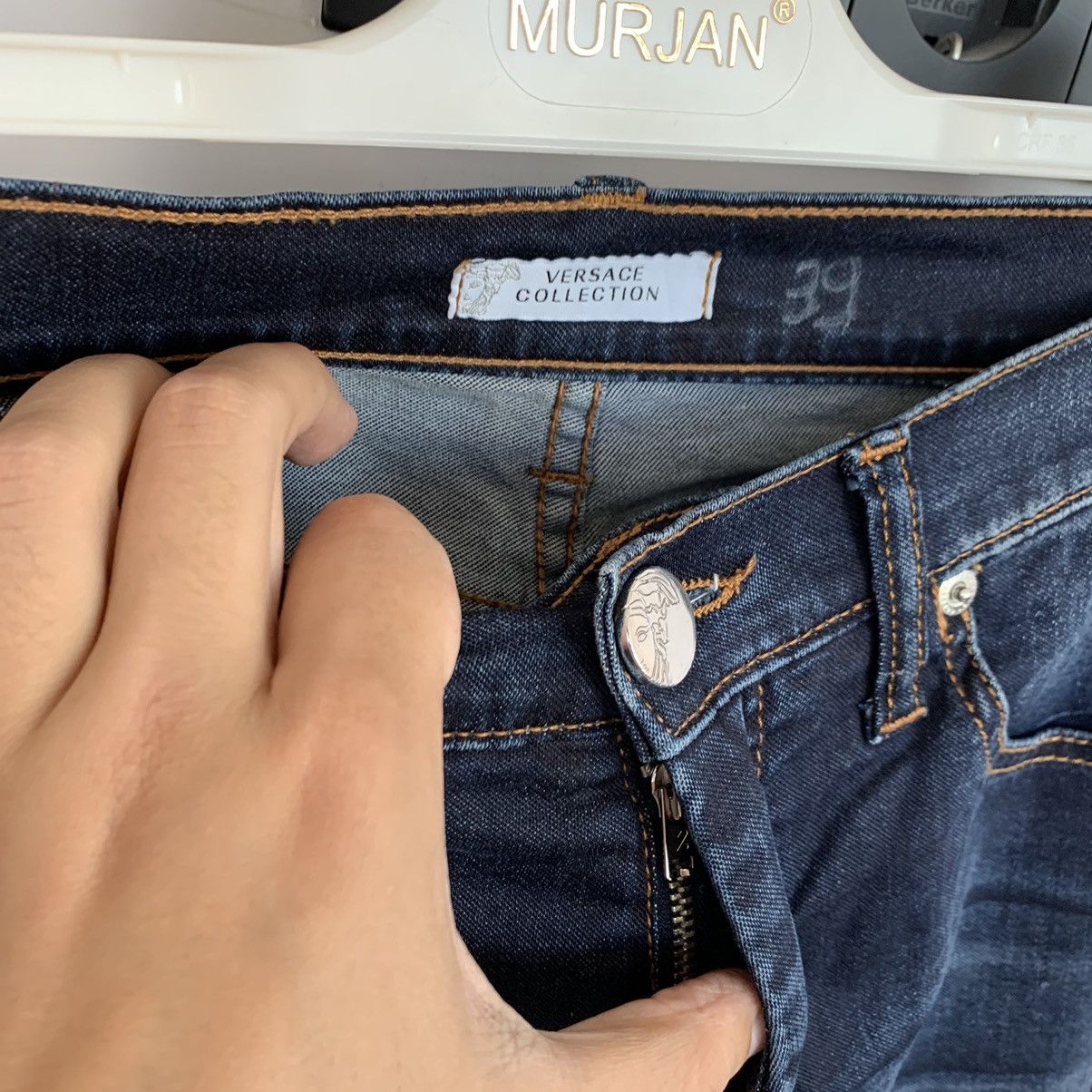 Versace Versace Jeans Trousers Denim Medusa Logo Blue Size 27 41 Size 27" / US 4 / IT 40 - 5 Thumbnail