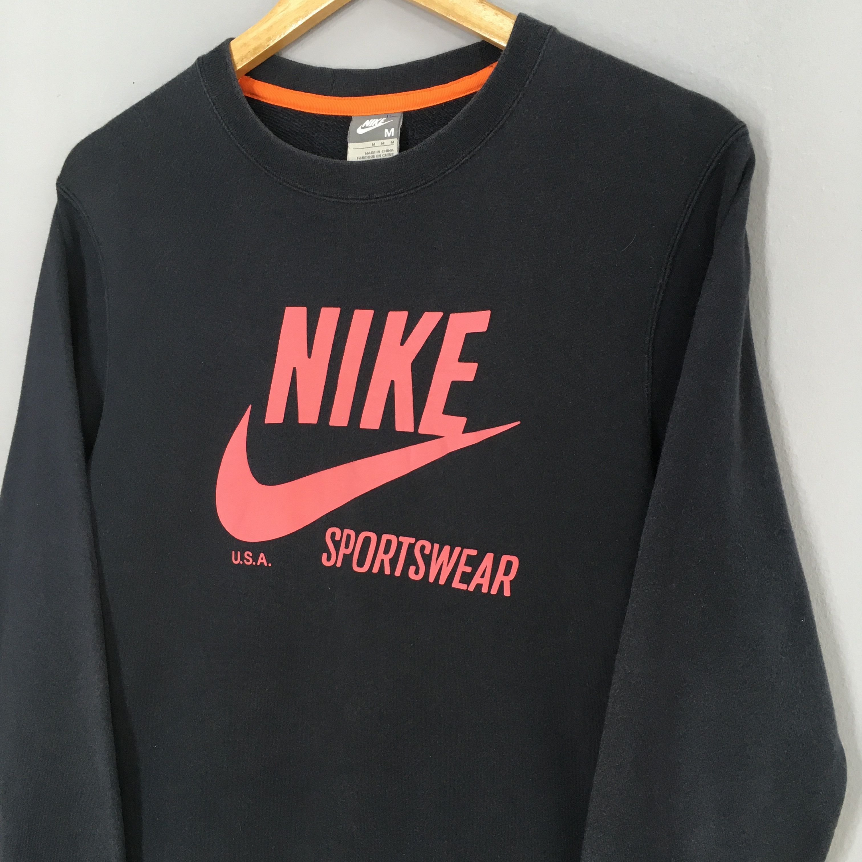 Nike Vintage Y2K Nike Swoosh Blue Sweatshirt Medium Size US M / EU 48-50 / 2 - 4 Thumbnail