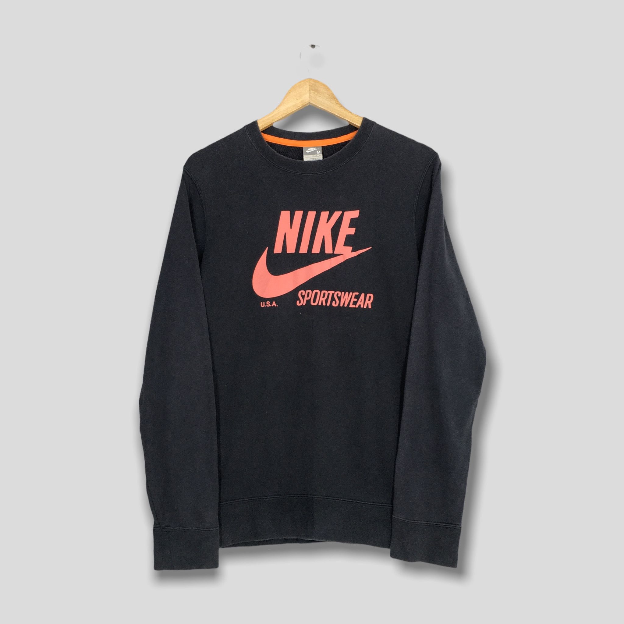 Nike Vintage Y2K Nike Swoosh Blue Sweatshirt Medium Size US M / EU 48-50 / 2 - 1 Thumbnail