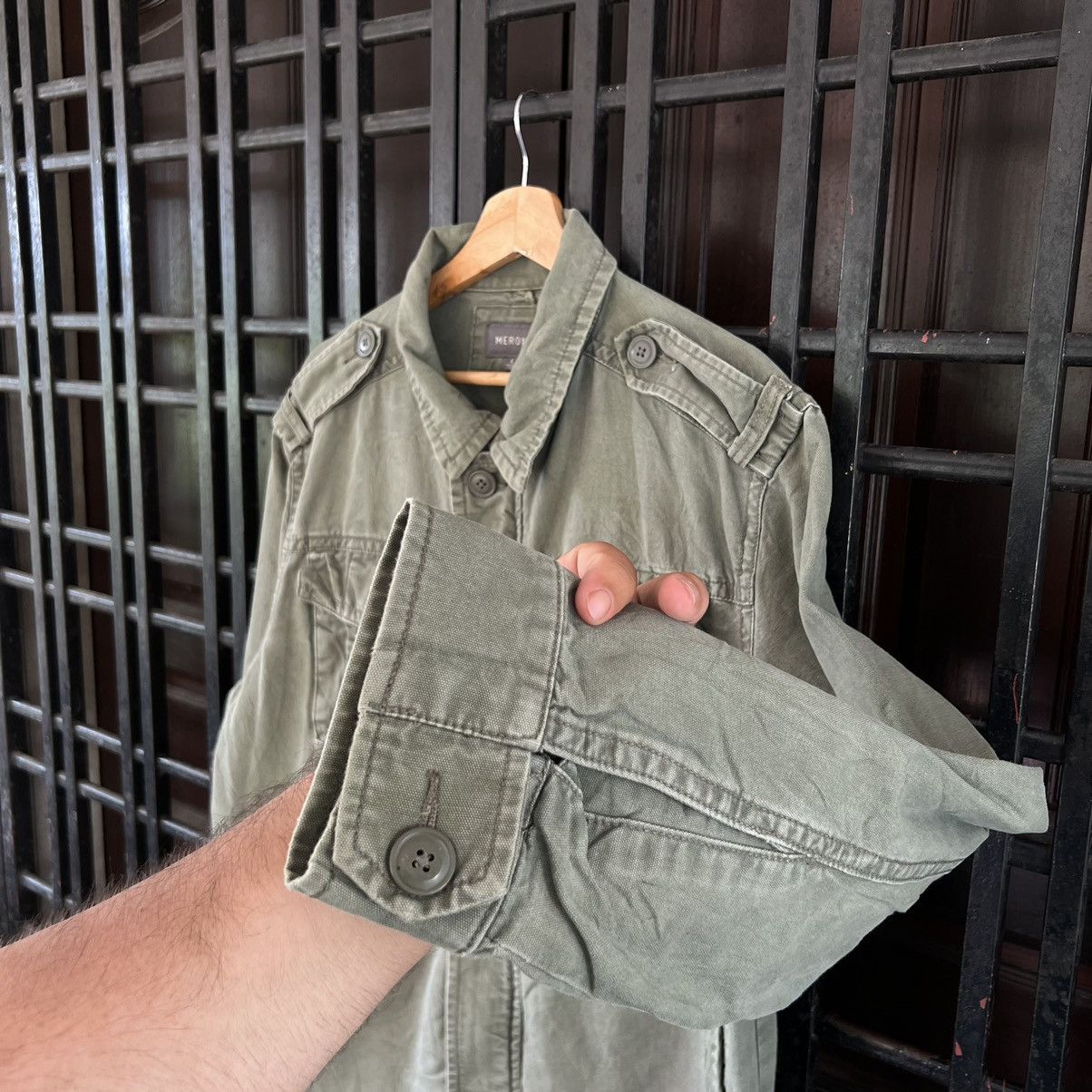 Japanese Brand VINTAGE CHORE JACKET MILITARY COLLECTIONS MERONA Size US L / EU 52-54 / 3 - 6 Thumbnail