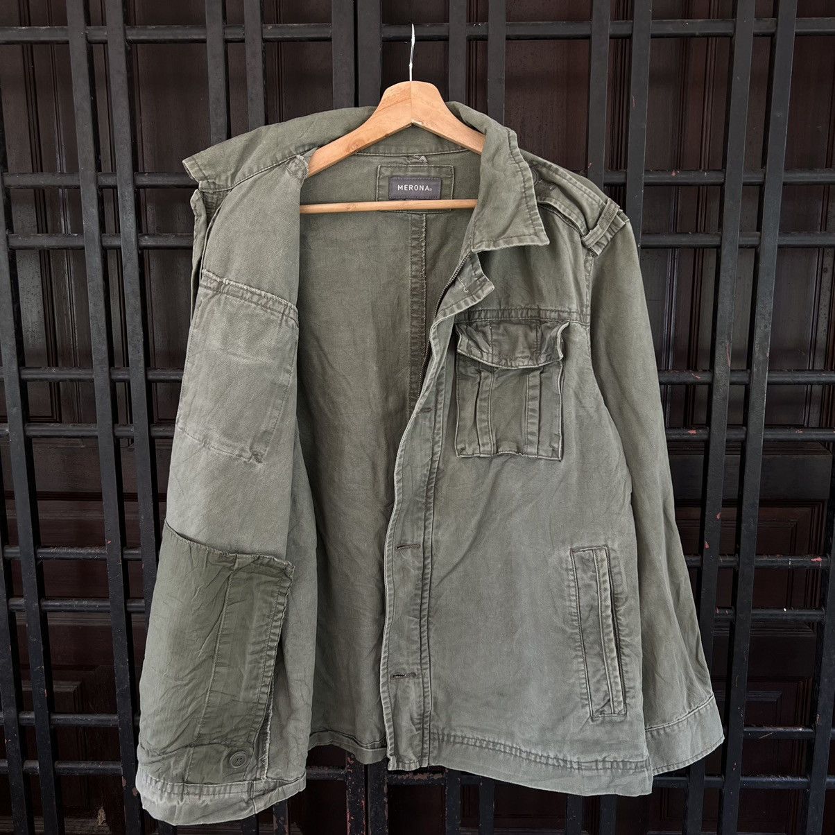 Japanese Brand VINTAGE CHORE JACKET MILITARY COLLECTIONS MERONA Size US L / EU 52-54 / 3 - 10 Thumbnail