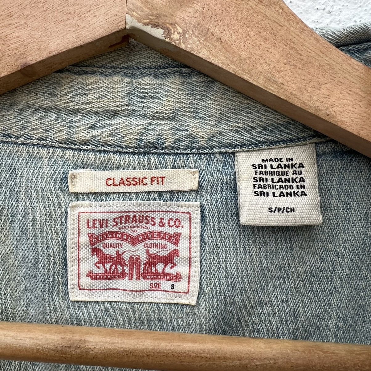 Levi's DENIM BUTTON JACKET LEVI’S PUNK STYLE FULL PRINT Size US S / EU 44-46 / 1 - 15 Thumbnail