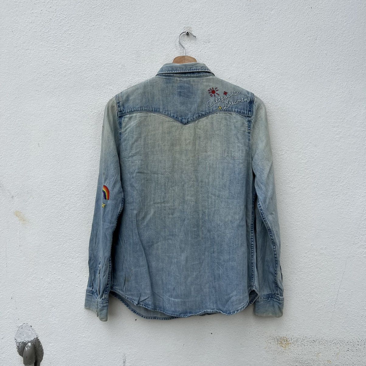 Levi's DENIM BUTTON JACKET LEVI’S PUNK STYLE FULL PRINT Size US S / EU 44-46 / 1 - 11 Thumbnail