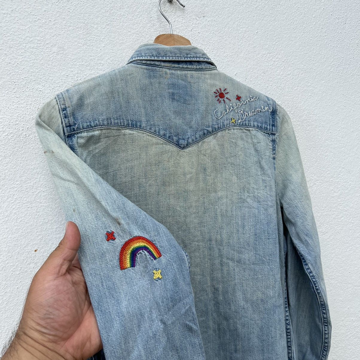Levi's DENIM BUTTON JACKET LEVI’S PUNK STYLE FULL PRINT Size US S / EU 44-46 / 1 - 12 Thumbnail