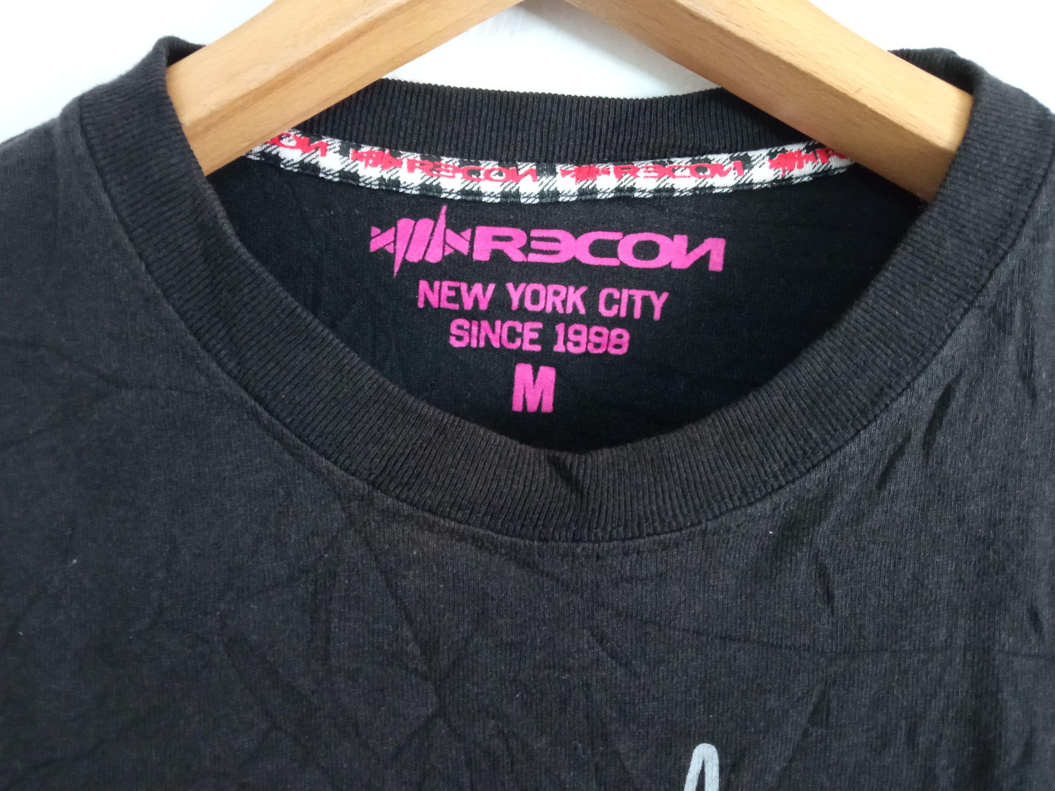 Japanese Brand × Recon × Vintage 🔥🔥Vintage 90's RECON New York City LS T-Shirt Size US M / EU 48-50 / 2 - 9 Thumbnail