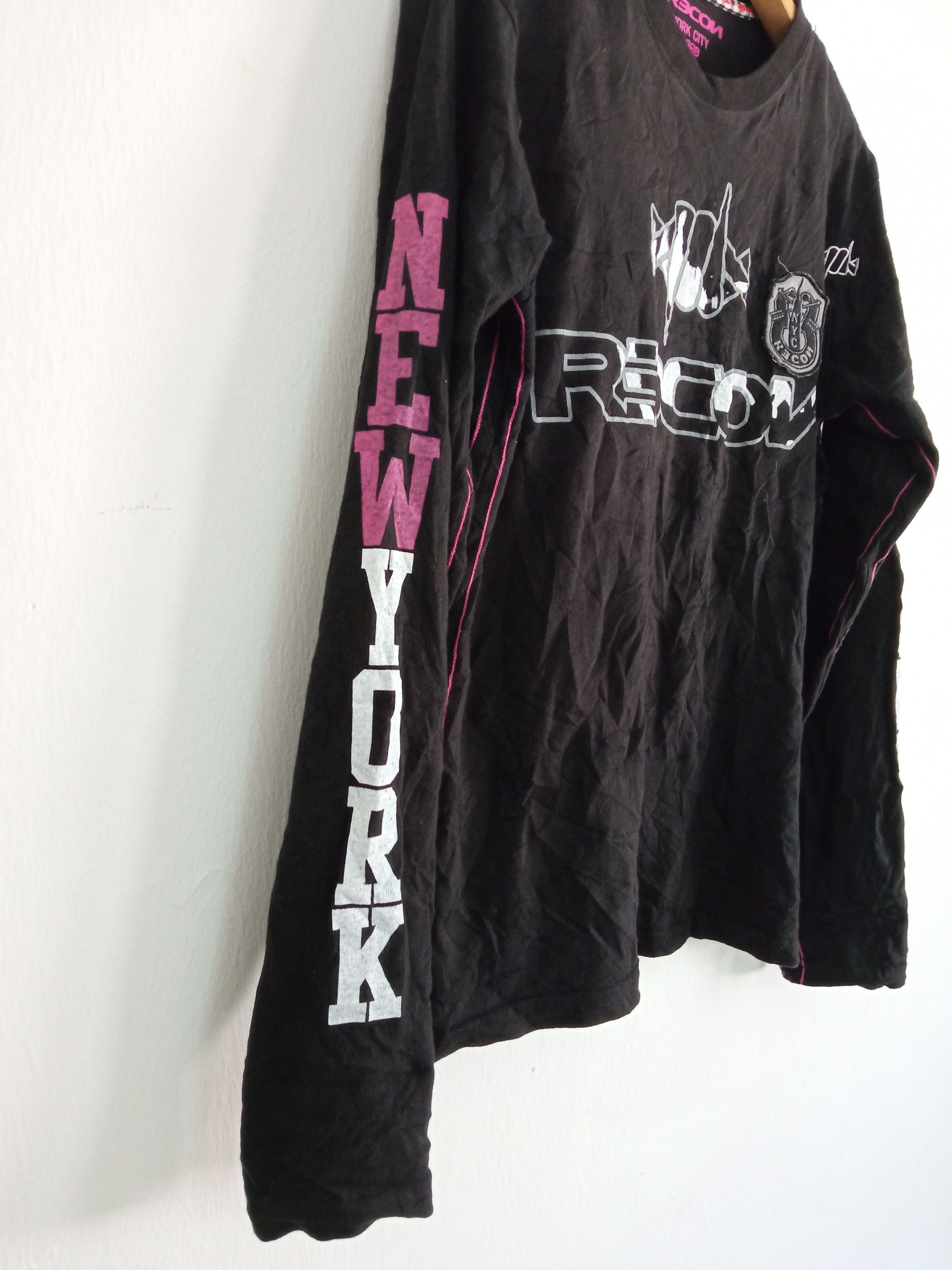 Japanese Brand × Recon × Vintage 🔥🔥Vintage 90's RECON New York City LS T-Shirt Size US M / EU 48-50 / 2 - 6 Thumbnail